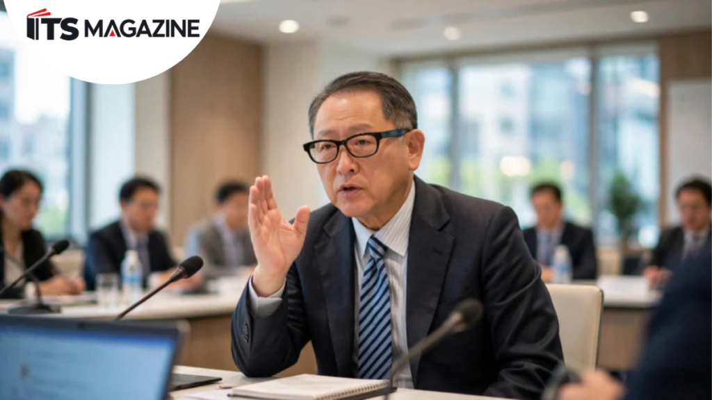 Richard Peery and Akio Toyoda
